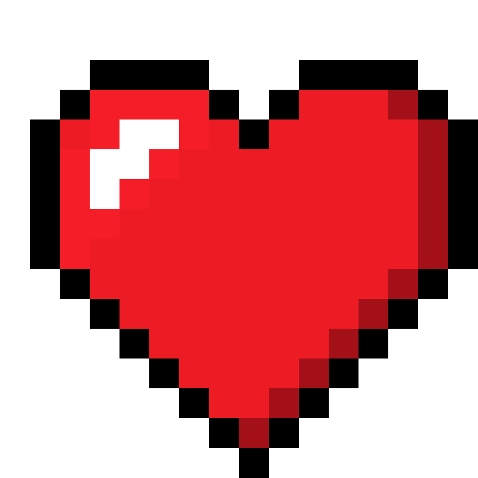 pixel art heart